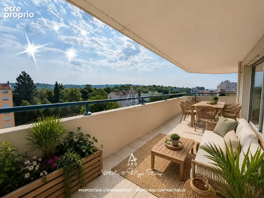 COUP DE COEUR ! T2 de 49 m² au calme avec terrasse d'angle de 23 m² - Vue Pyrénées - photo 4