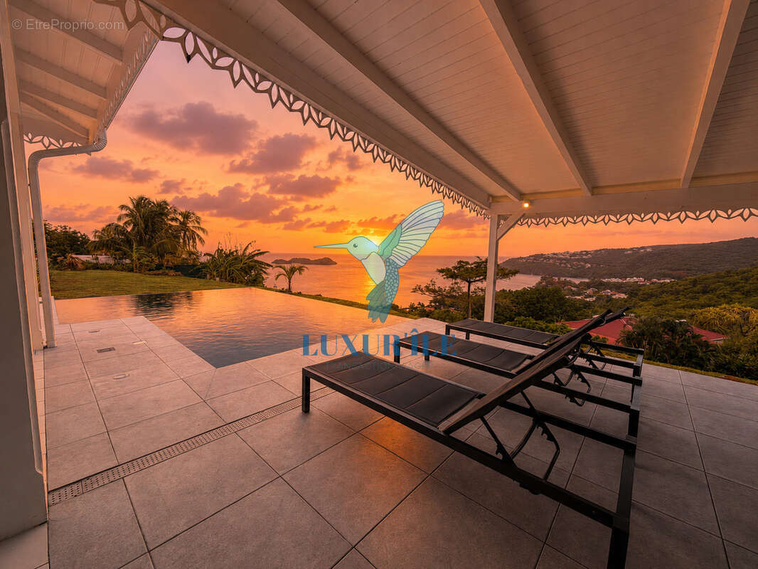 Villa d’exception avec vue panoramique sur la mer des Caraïbes - photo 2