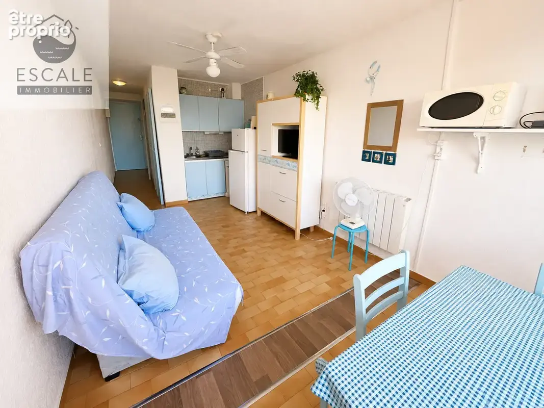 Vente studio cabine + parking face a la mer quartier corniche a sete - photo 6