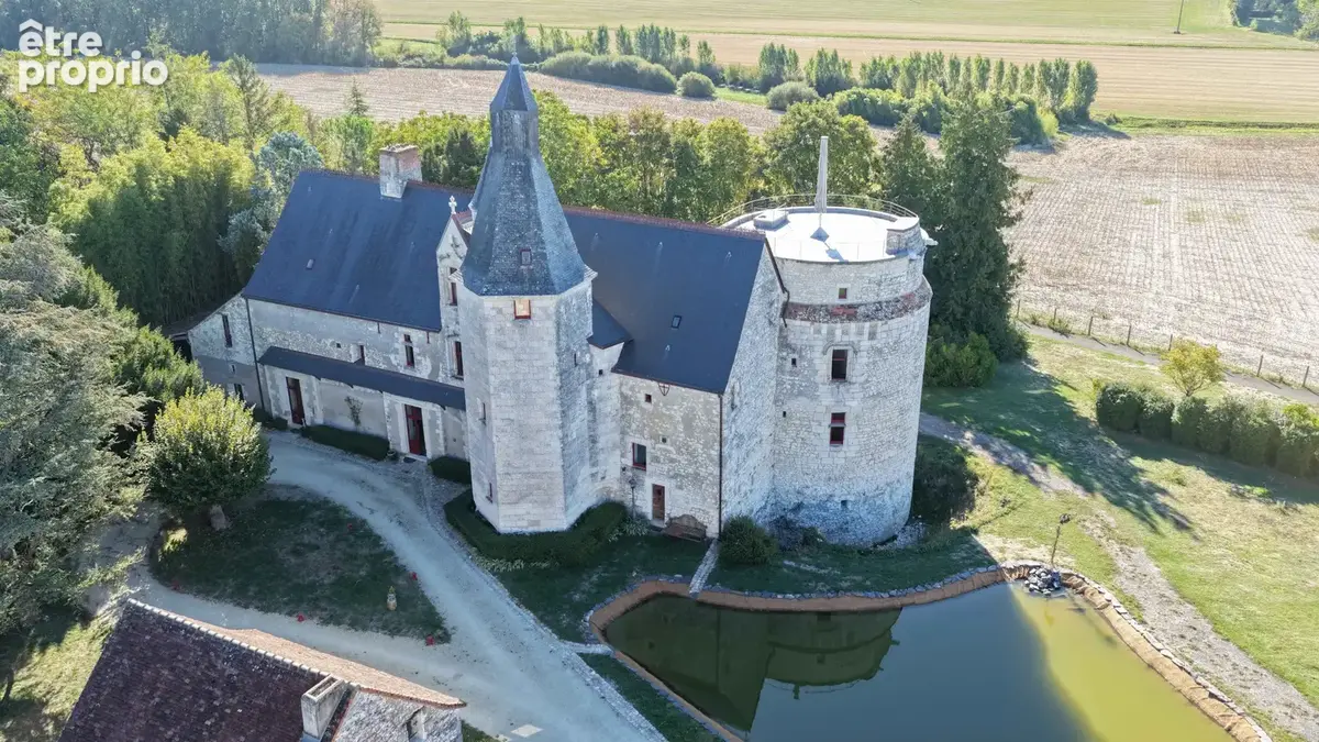 Château du XIIè siècle inscrit aux monuments historiques, dépendances et parc de 2 ha   Sud Touraine - photo 2