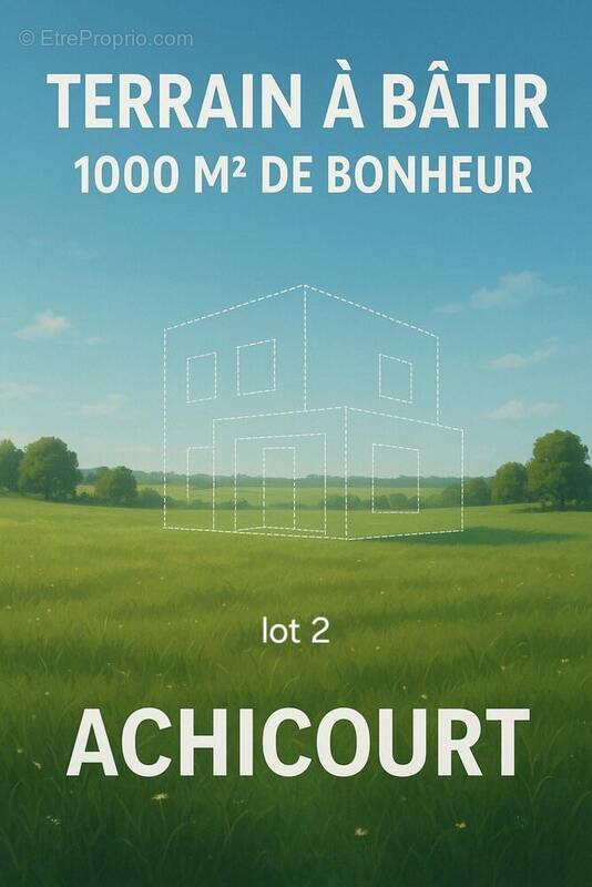 Photo 1 - Terrain à ACHICOURT