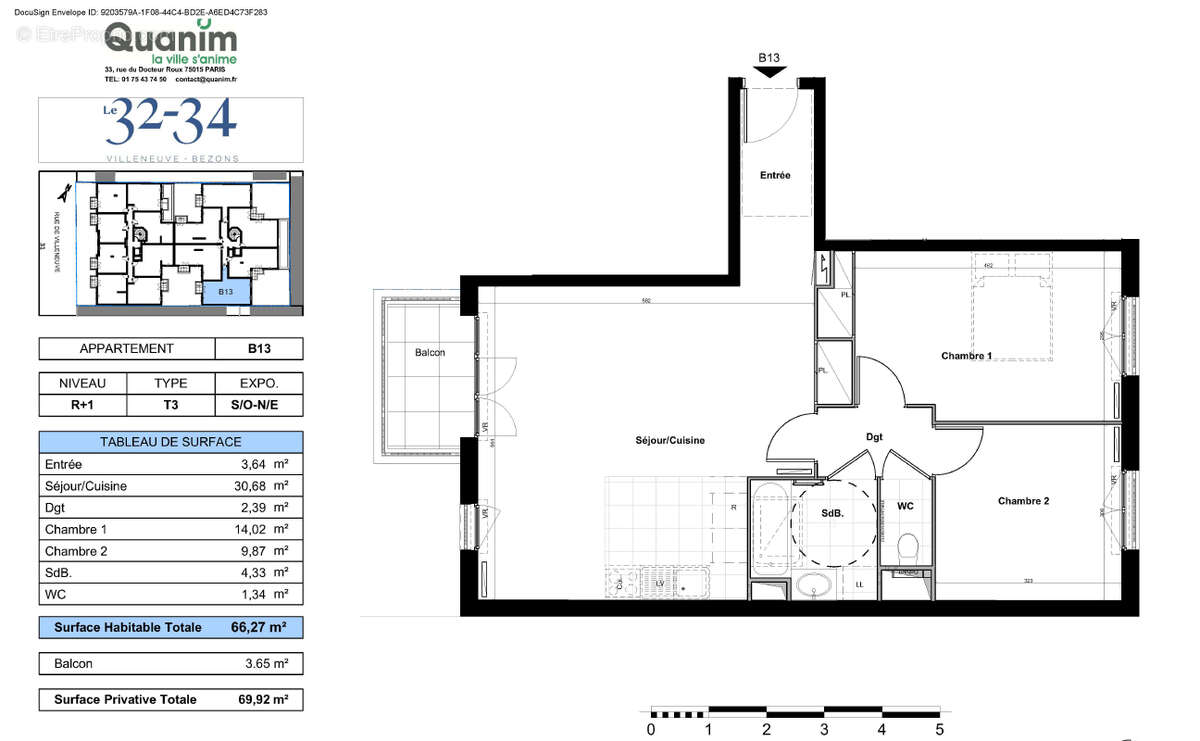 Appartement à BEZONS