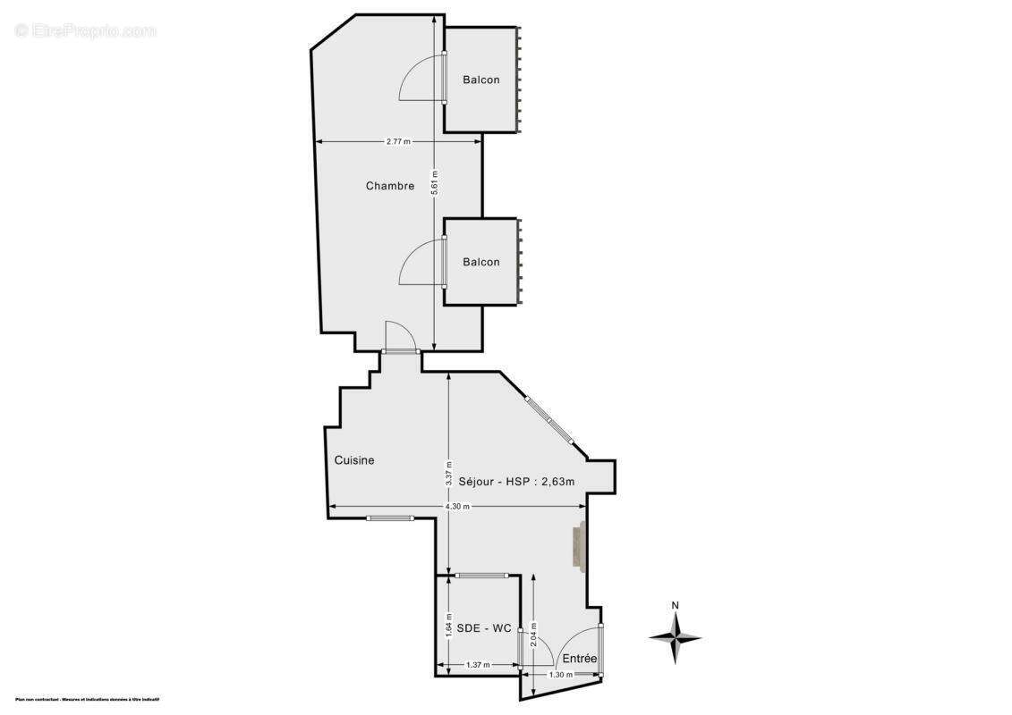 Appartement à PARIS-13E