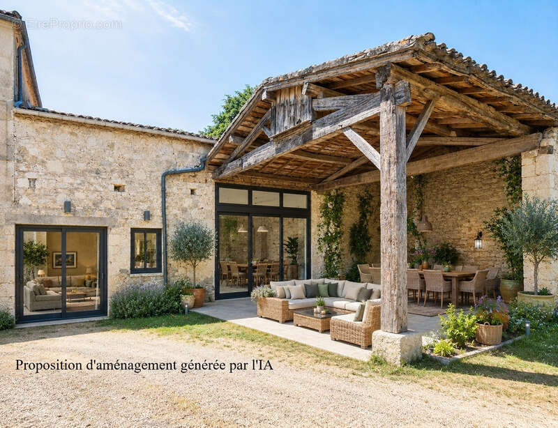 Ensemble immobilier en pierres avec dépendances - photo 15