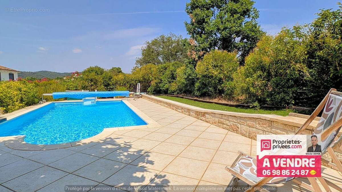 RARE VILLA DE PLAIN-PIED avec piscine et garage à 15 mn de Mandelieu ! - photo 4