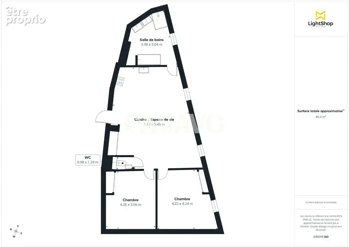 Vente Appartement 3 pièces de 75m² - 69140 Rillieux-la-Pape - photo 6
