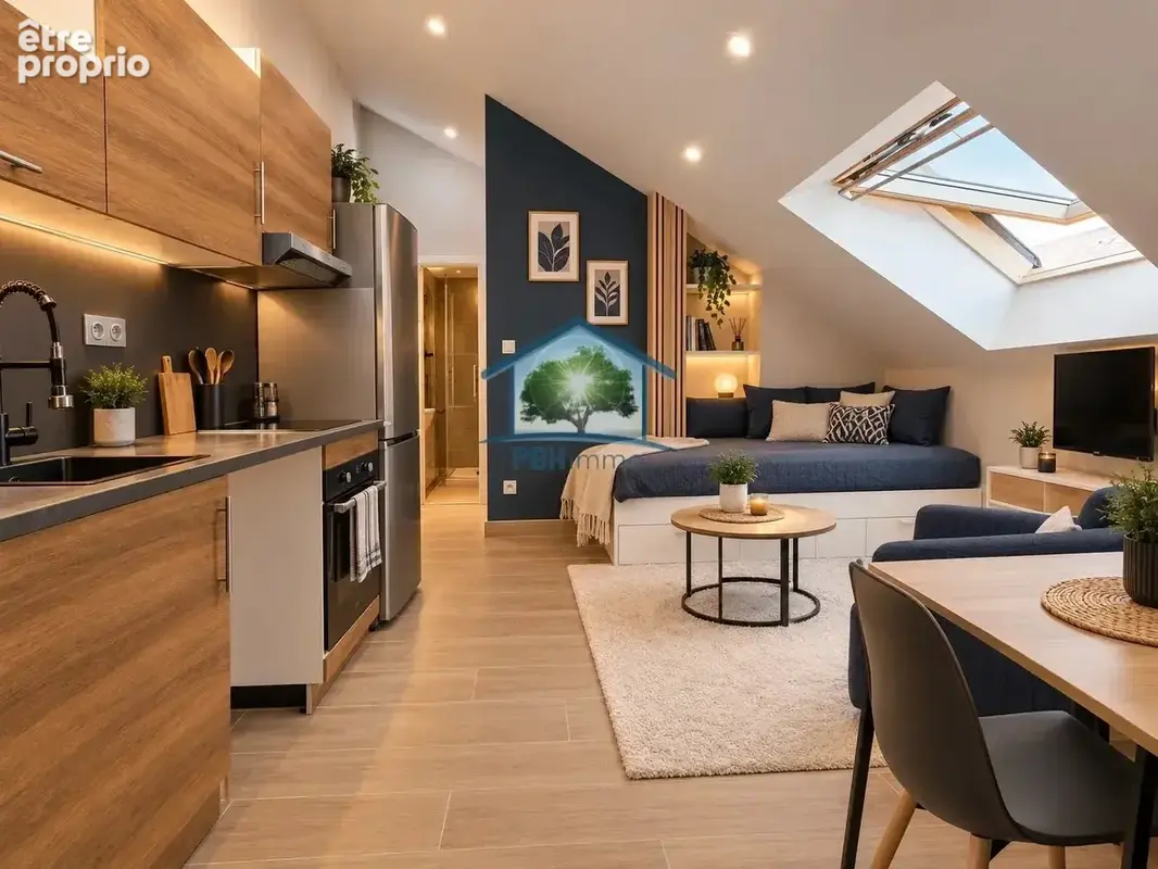 L'isle d'abeau immeuble 7 studios meubles - photo 2