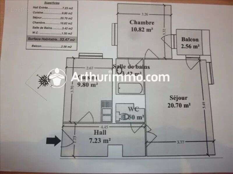 Appartement à SAINT-PIERRE-DU-PERRAY