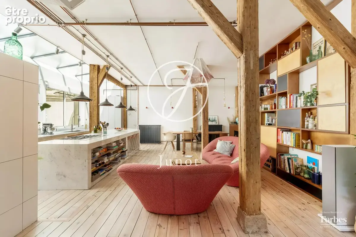 Lisière Paris 10e / Paris 19e - BUTTES BERGEYRE / BELLEVILLE - Loft - 145,60m² Carrez - 166,30m² au sol - 3 chambres - Volumes - photo 11