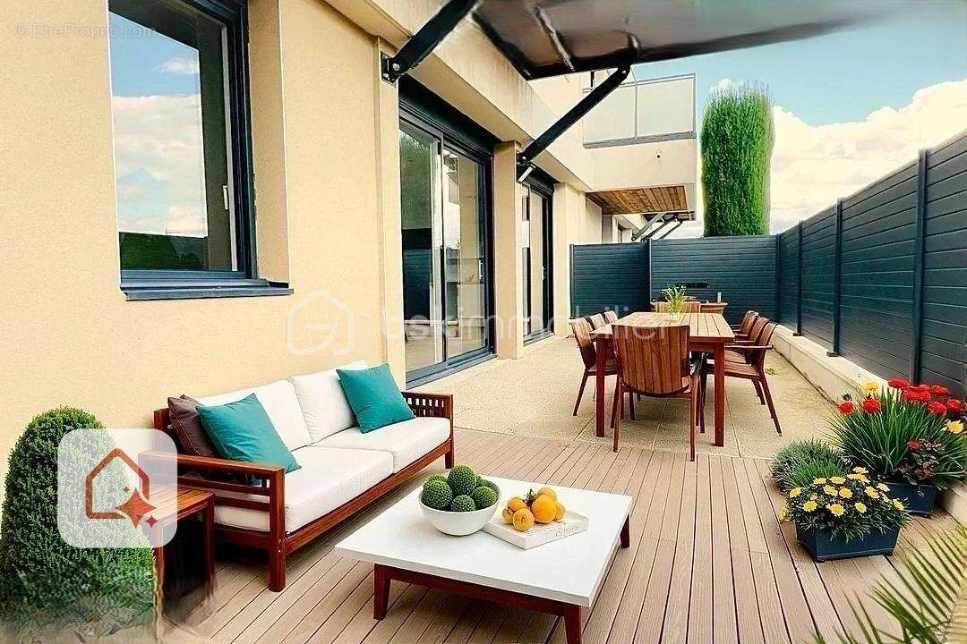 Bel appartement t4 - 3 chambres dont 1 parentale avec salle d'eau - terrasse et jardin - grande cave sous l'appartement - parkin - photo 2