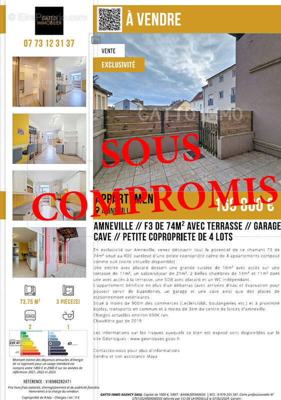 Appartement à AMNEVILLE