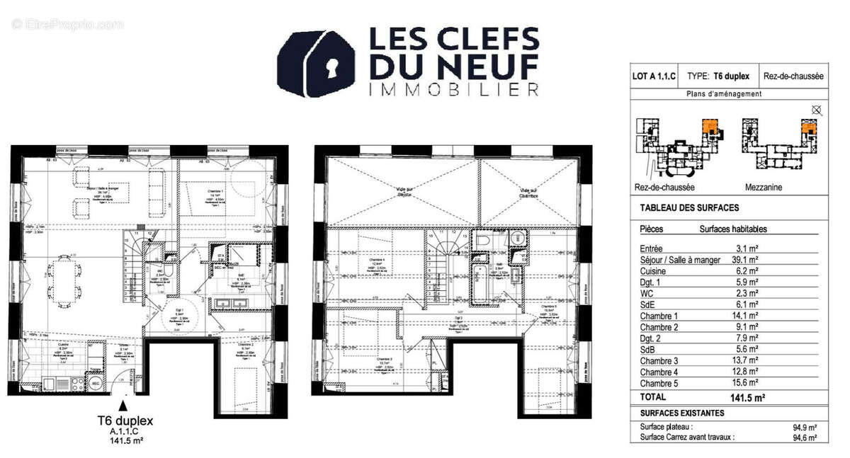 Appartement à LE PECQ