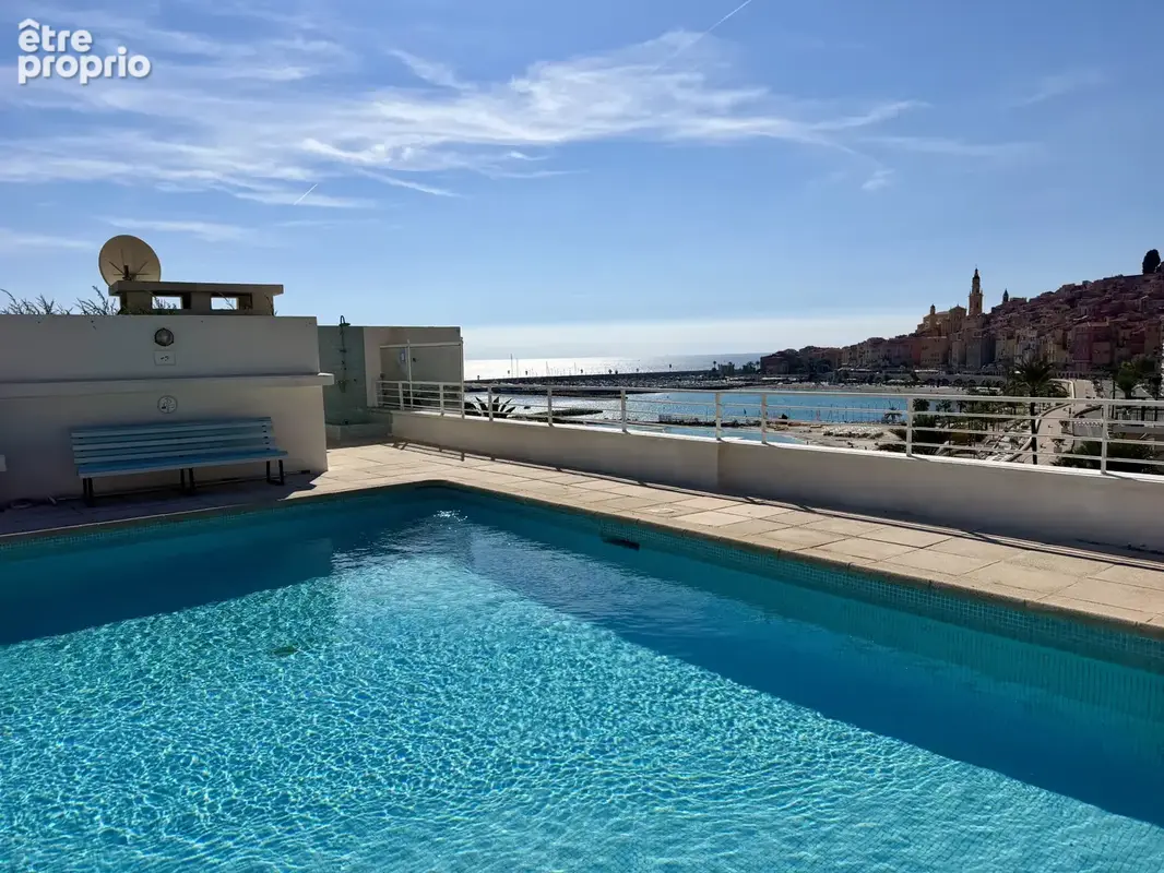 Menton garavan - deux pieces avec cave dans residence avec piscine - photo 8