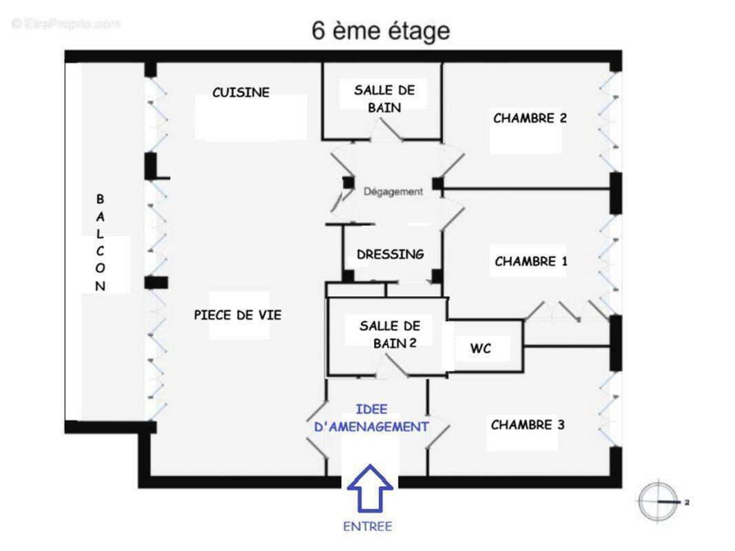 Appartement à LYON-4E