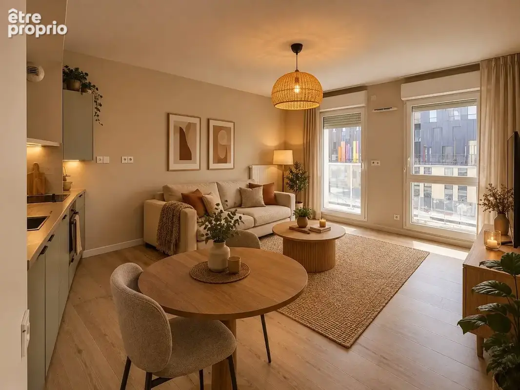 SALON CUISINE - Appartement à NANTES