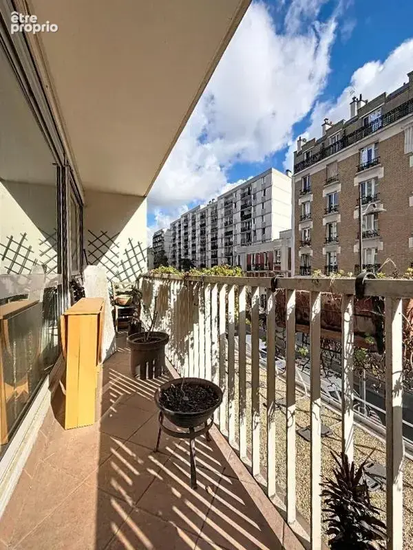 Paris 20e - saint-fargeau - 3 pièces traversant est/ouest - 75,84 m² - 3 balcons - jardin intérieur - photo 8