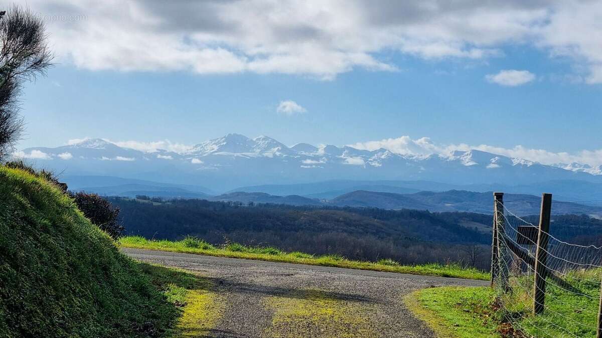 View from the land