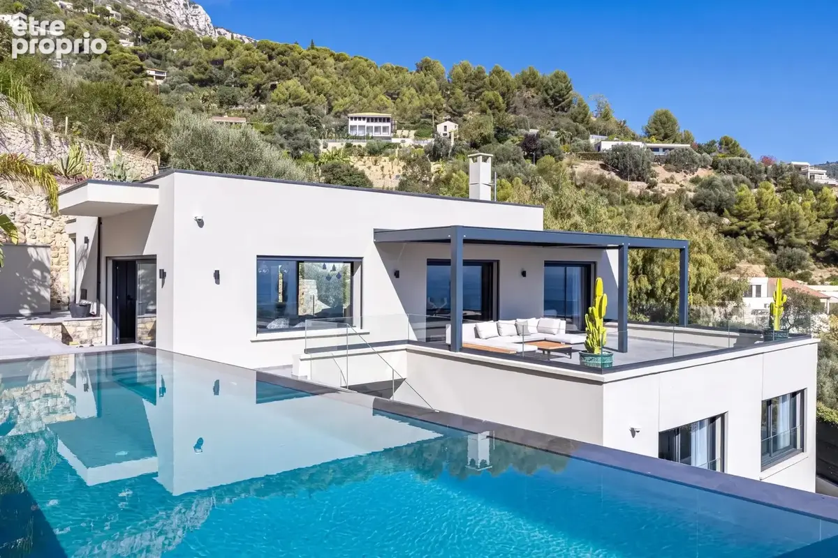 Èze – Villa contemporaine rénovée avec vue mer - photo 3