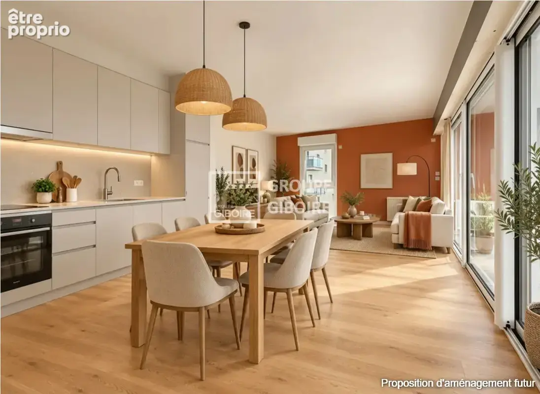 A vendre - agence giboire - appartement type 3 de 63.91 m² - nantes - ile de nantes - photo 11