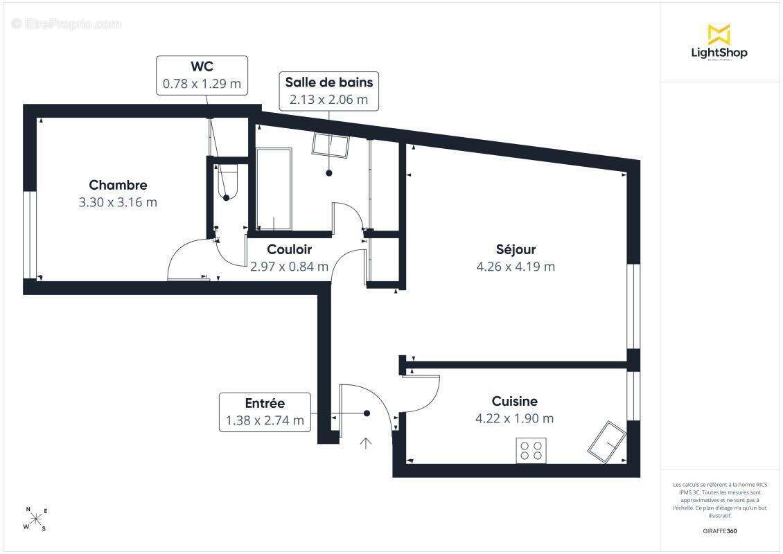 Appartement à PARIS-15E