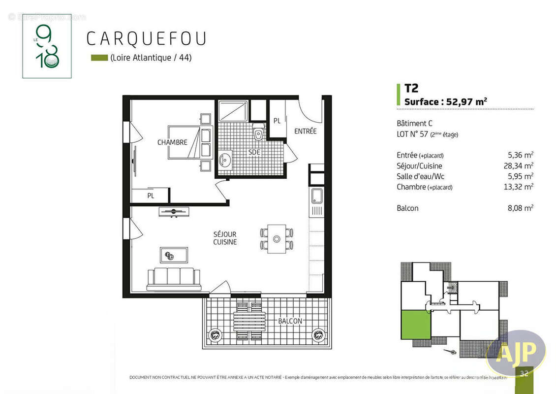Appartement à CARQUEFOU