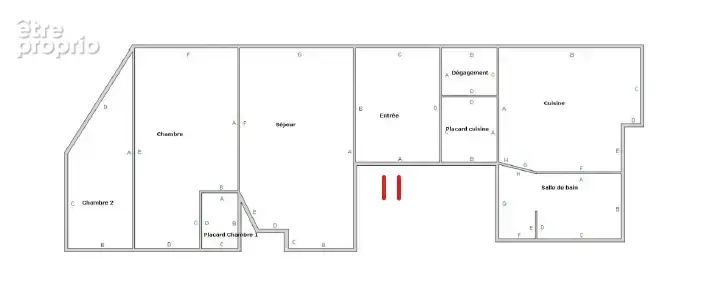 Appartement 3 pièces de 73m2 à rénover entièrement - Boulevard de Châteaudun à Orléans - photo 7