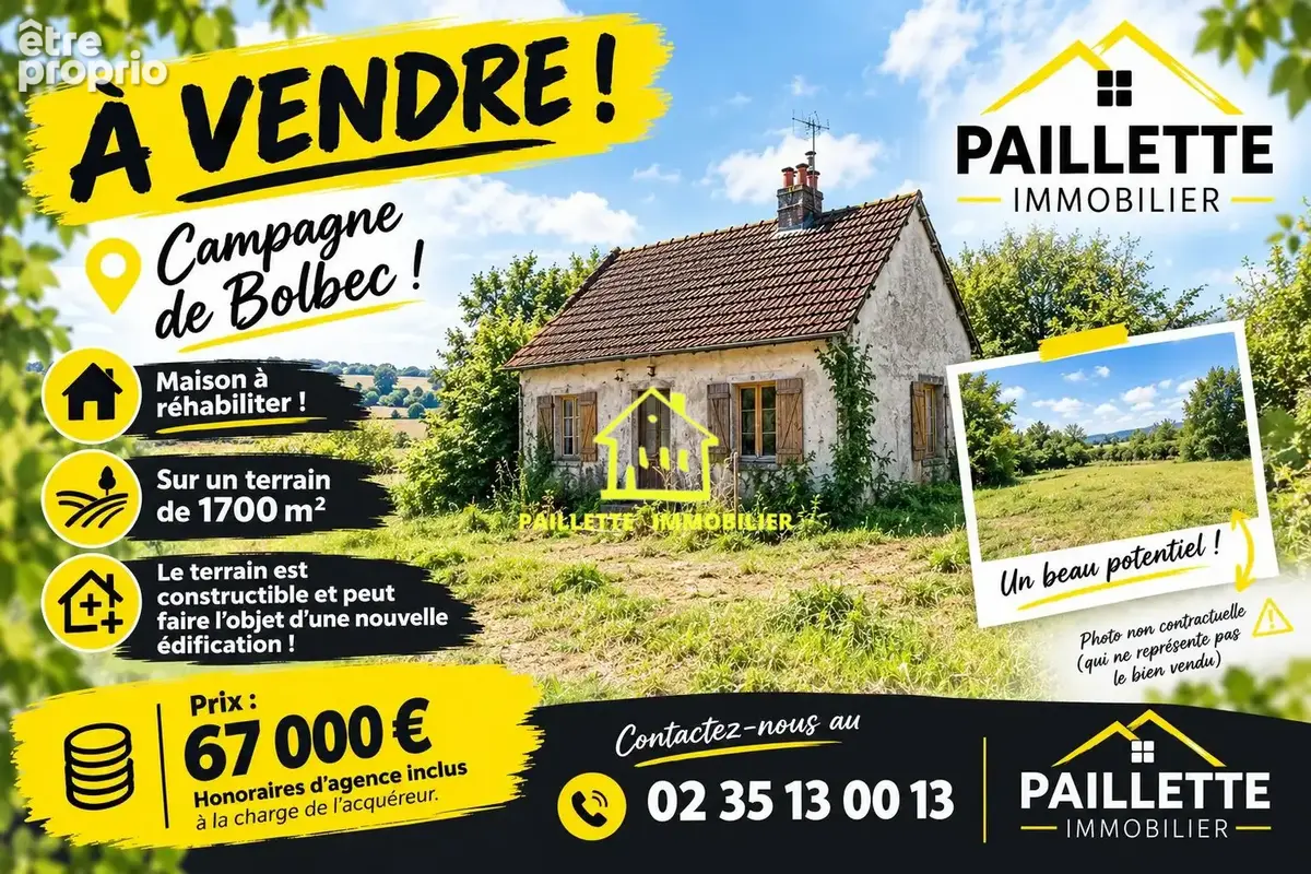 Maison 3 pièces 80 m² à vendre à Bolbec (76210) - photo 1