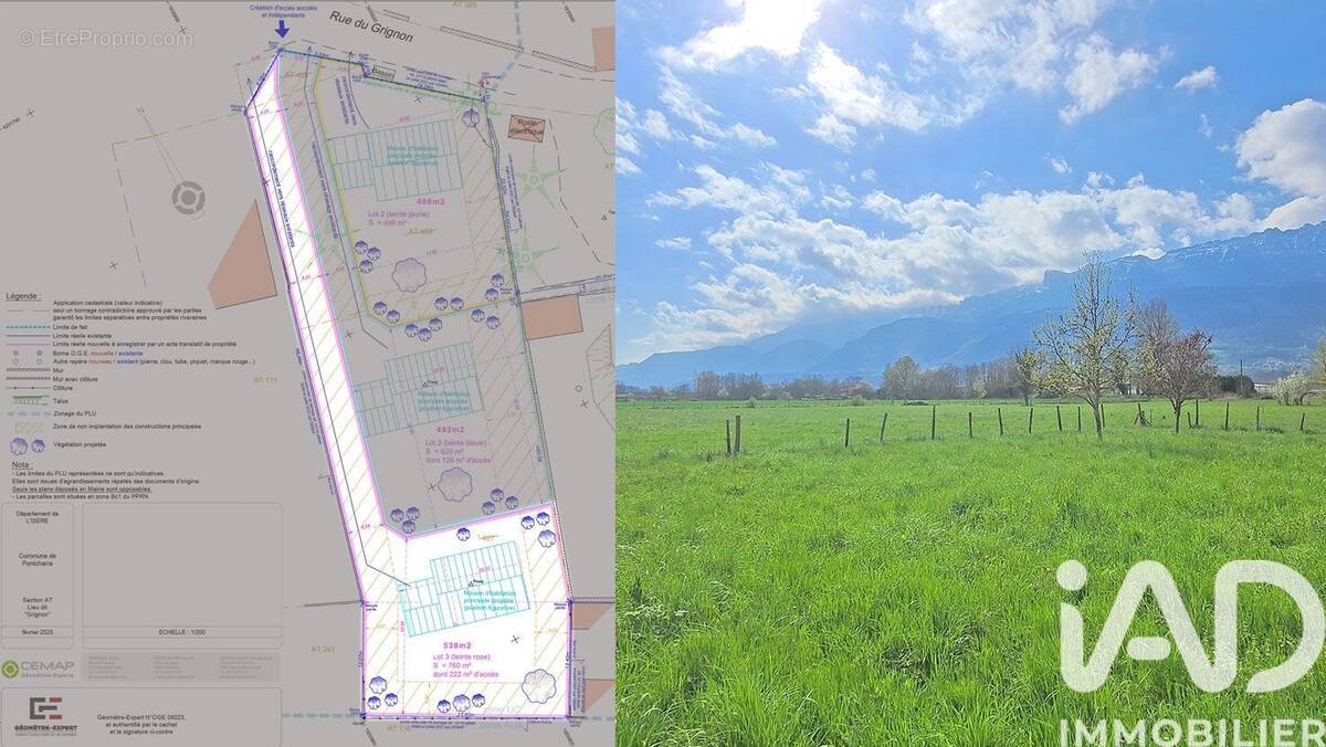 Photo 1 - Terrain à PONTCHARRA