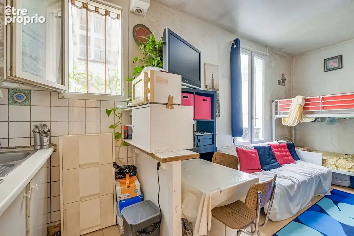 Appartement Paris 1 pièce(s) 22 m2 - photo 9