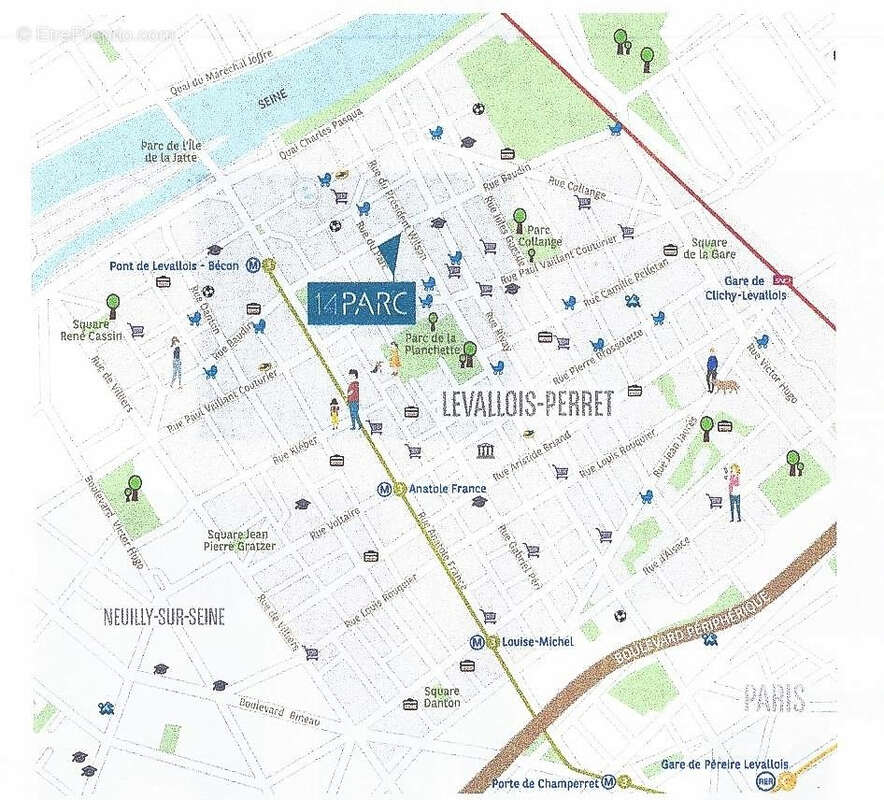 Appartement à LEVALLOIS-PERRET