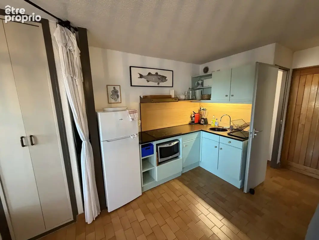 Rare et prisé   Studio cabine en RDC avec grande terrasse de 20 m2 (Vue parc, lac et montagne) - photo 14
