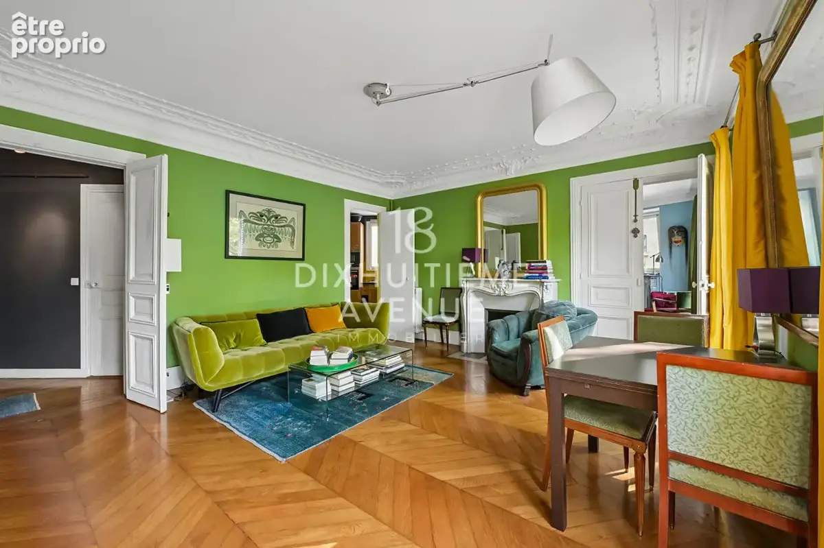 Marcadet Poissonniers, 4ème étage avec ascenseur, 4 pièces 106m² - photo 3