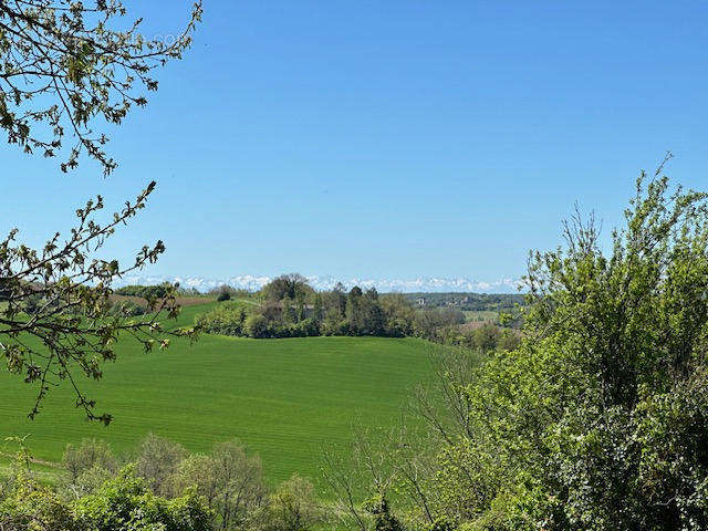 vue pyrénées - Maison à VIC-FEZENSAC