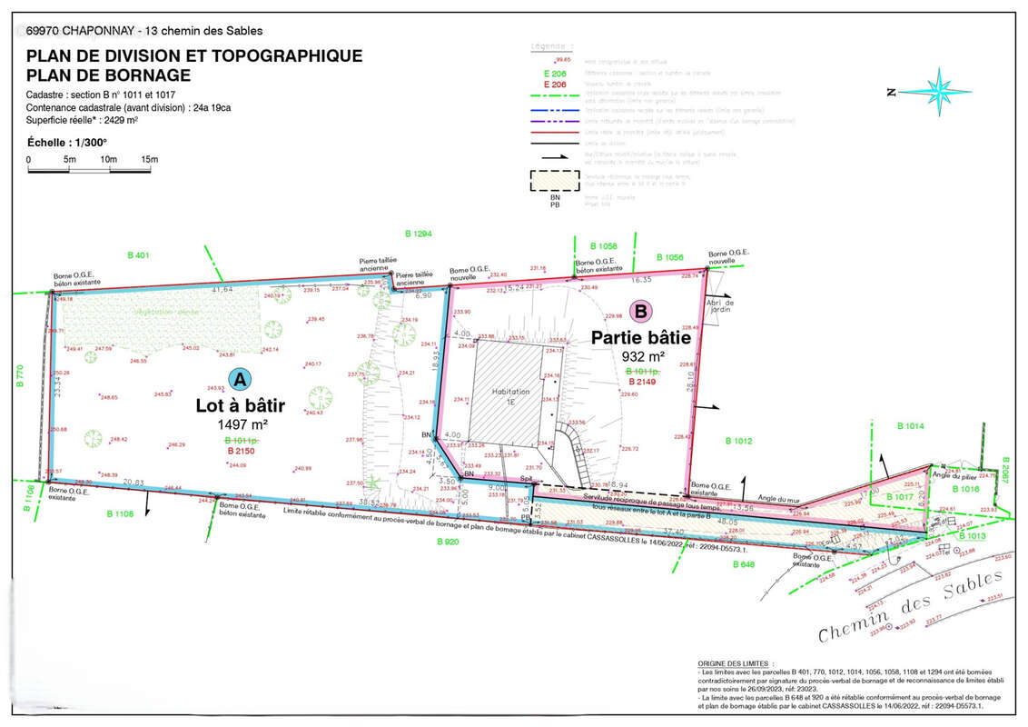 Terrain à CHAPONNAY
