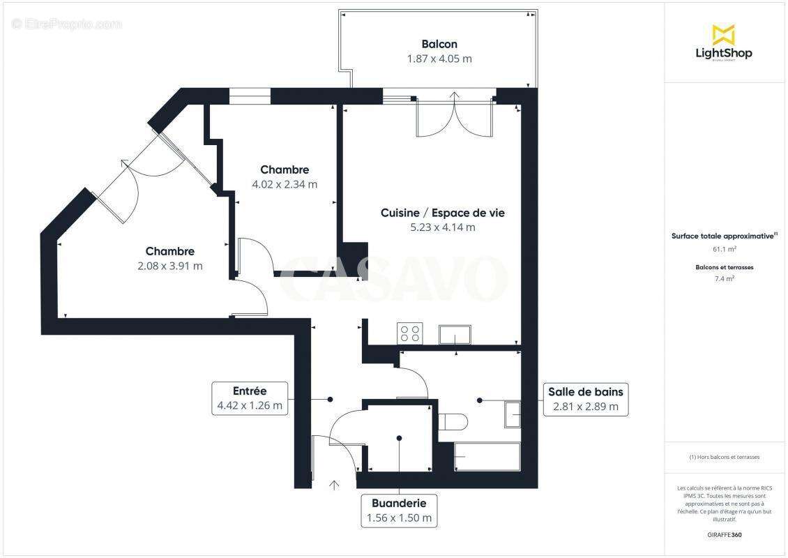 Appartement à COURBEVOIE