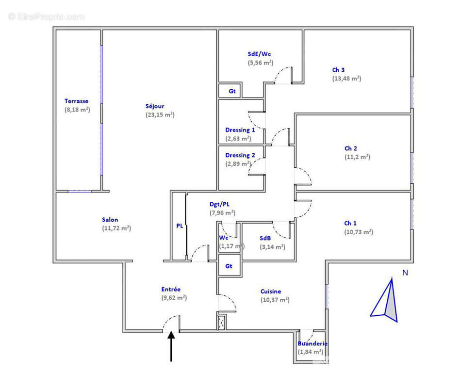 Appartement à LYON-4E