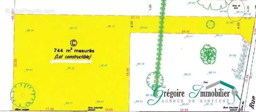 Terrain à MONTIGNY-SUR-LOING