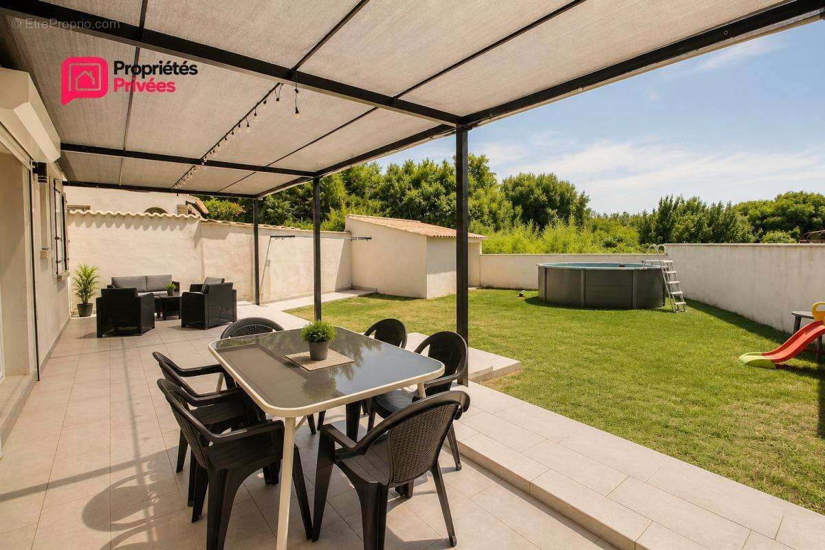 Villa Uzès 4 pièce(s) 87 m2 ,3 chambres , terrain de 387m2 , Terrasse - photo 8