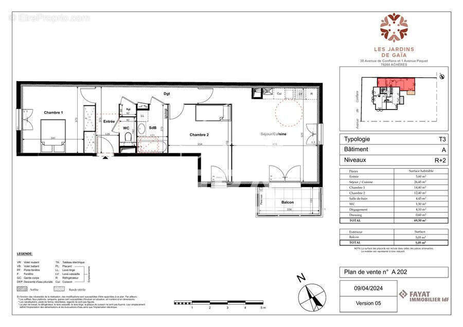 Appartement à ACHERES