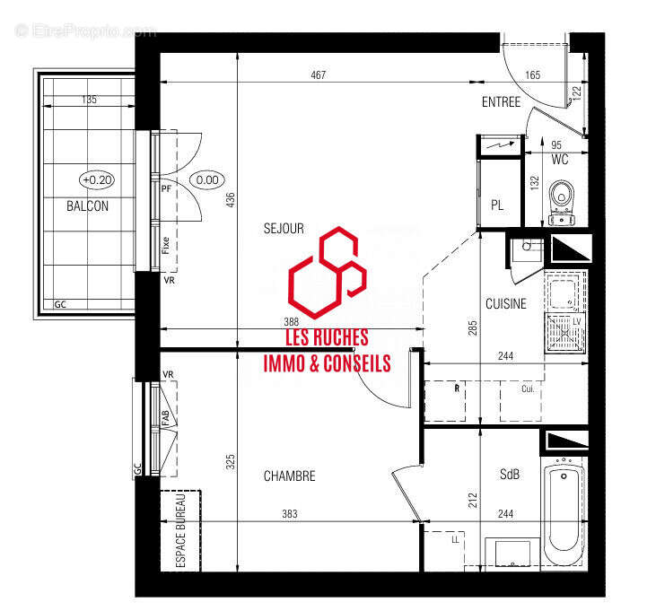 Appartement à CANNES-ECLUSE