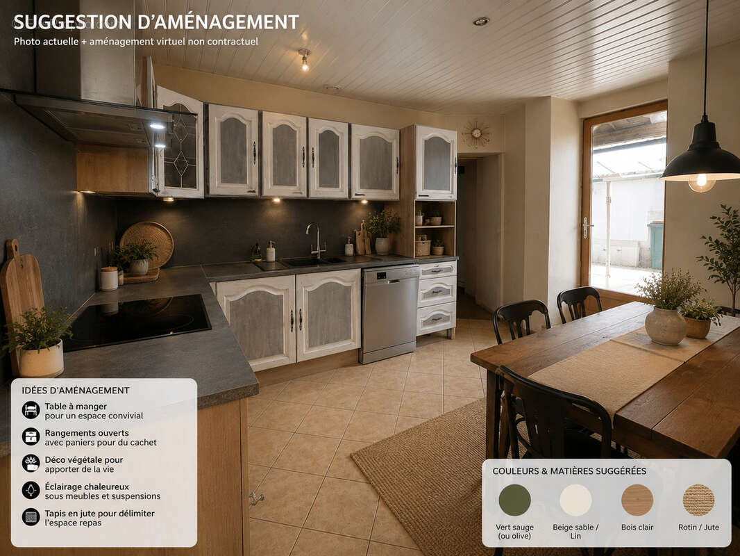 Maison ancienne avec cour au cœur de Voulx   Beau potentiel ! - photo 3