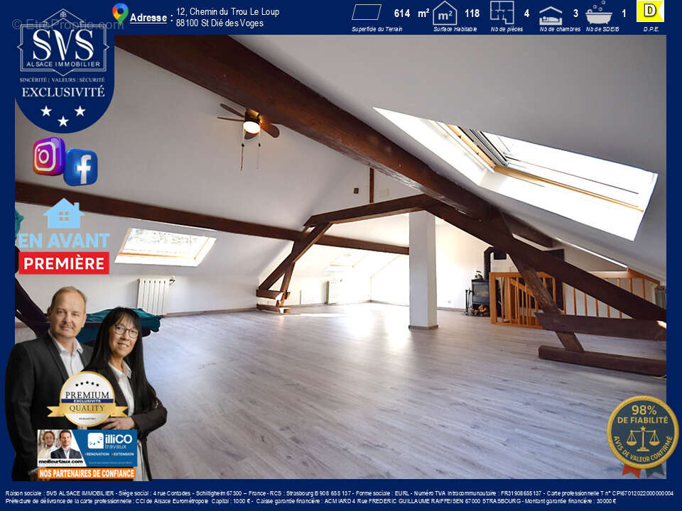 Maison à SAINT-DIE-DES-VOSGES