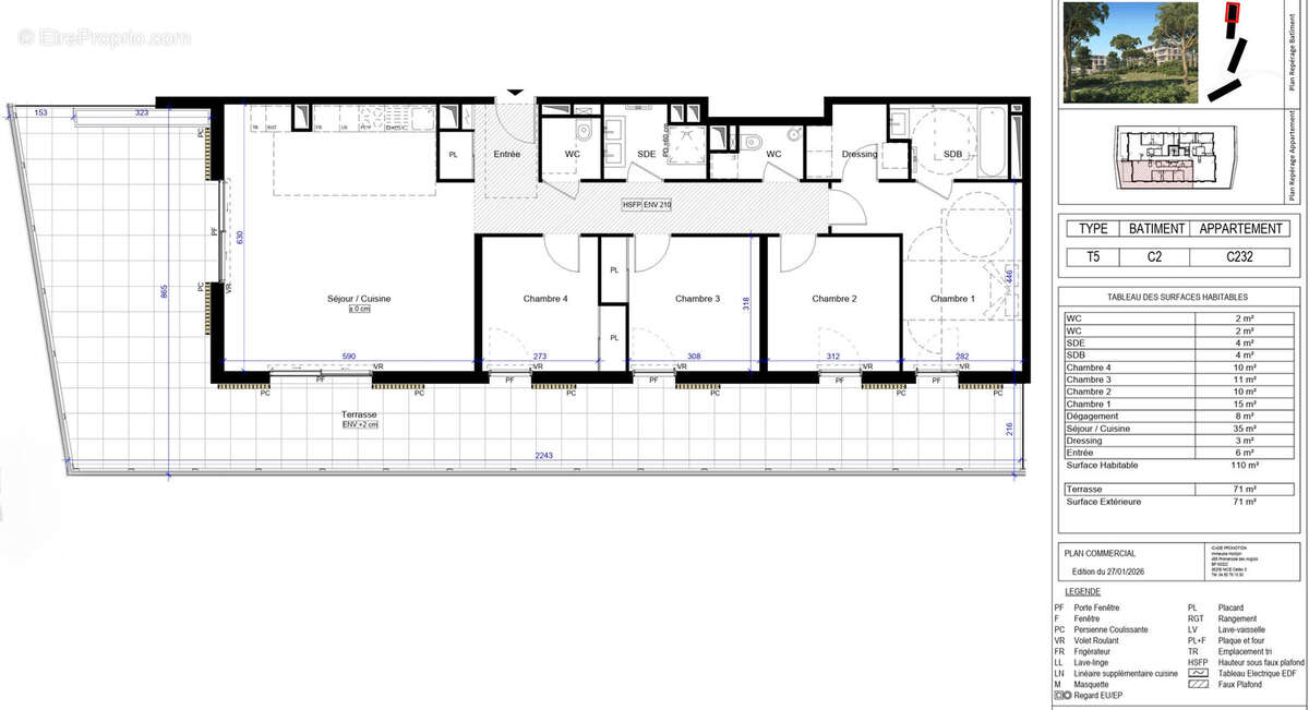 Appartement à VALBONNE