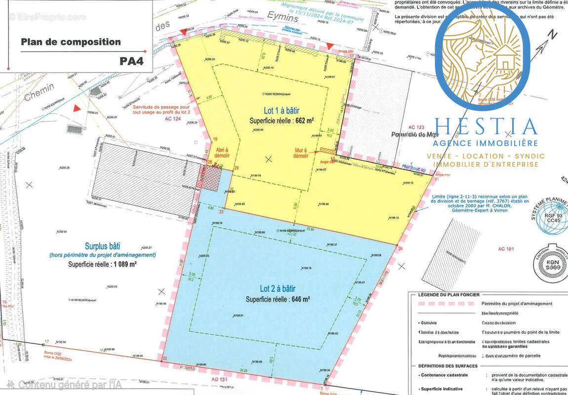 St Jean de Moirans, terrain constructible - photo 4