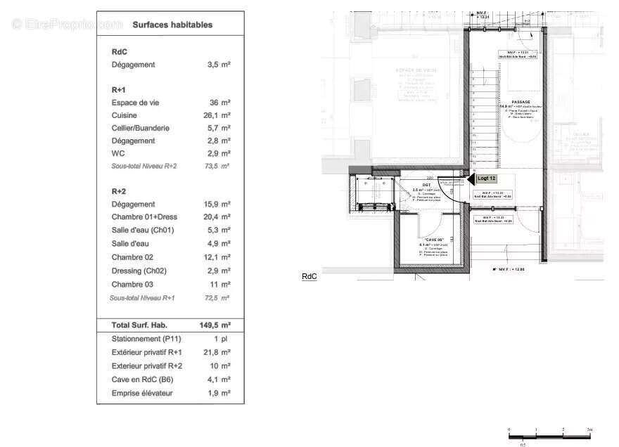 Appartement à ROCHEFORT