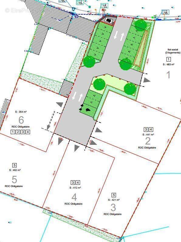 Terrain à SAINTE-SOULLE
