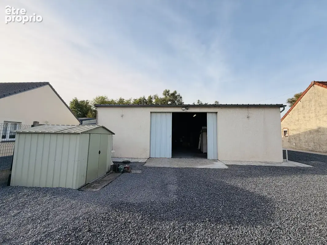Pavillon - 120 m2 - Batiment de 150 m2 - Gauchy - photo 2