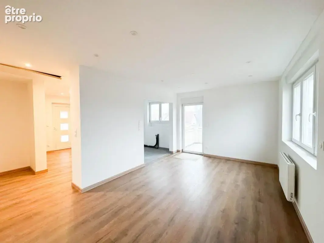 Appartement 3 pièces 60m² terrasse, parking et jardin au 1 er étage d'une maison Bi-Famille à WEYERSHEIM - photo 2