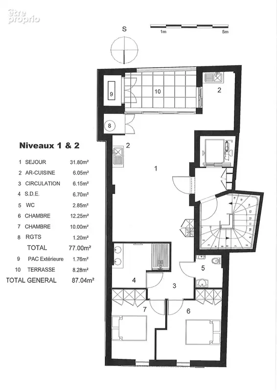 Appartement 4 pièces 76 m² à vendre à Pornic (44210) - photo 2