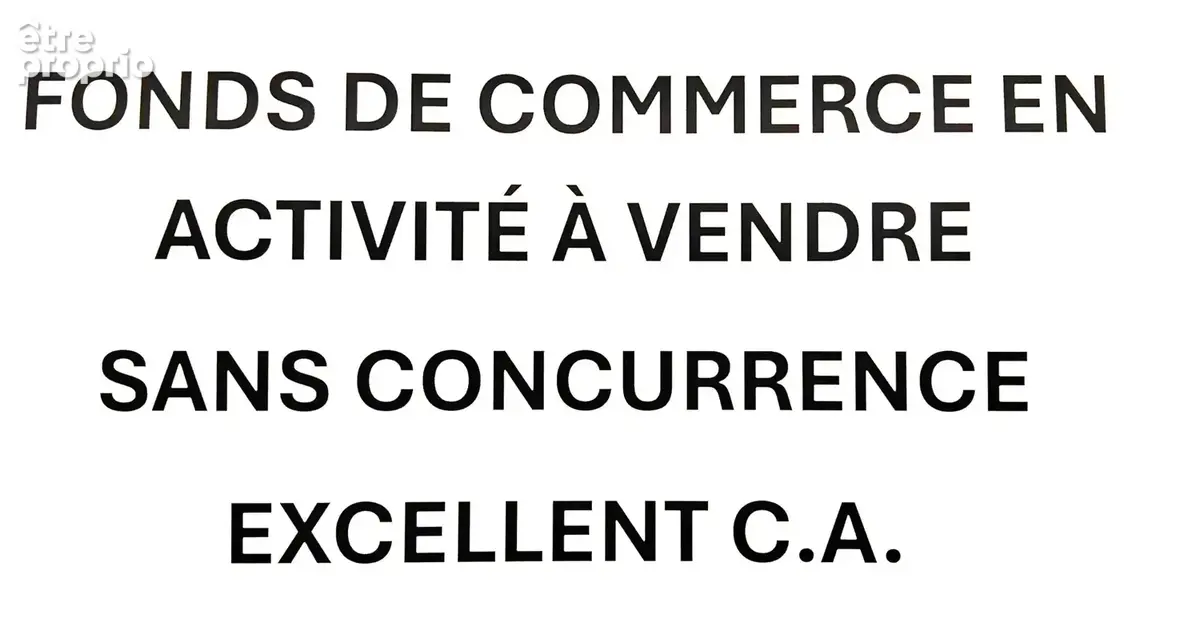 Fonds de commerce en activité - photo 1